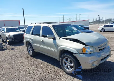 2005 Mazda Tribute S из США, поврежденный, VIN 4F2CZ06175KM49688